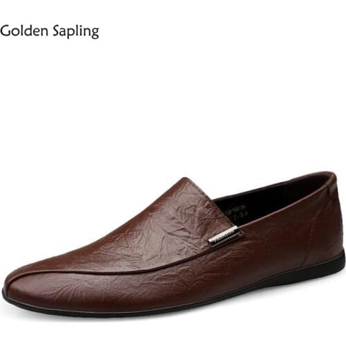 Golden Sapling Casual Business Shoes for Men Soft Lightweight Mens Loafers Leisure Slip on Formal Shoes Classics Driving Flats