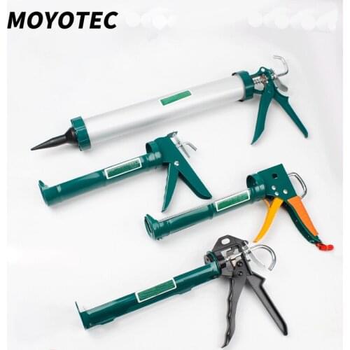 MOYOTEC Multifunctional Manual Caulking Gun Glass Glue Guns Paint Finishing Tools Glue Seals for Doors and Windows