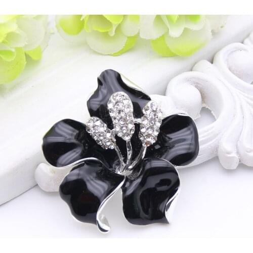 Fashion Women Poppy Flower Brooch Pin Enamel Paint Corsage Jewelry Colorful Lacquer Broches Jewelry Lady Scarf Pins Bijoux Gift