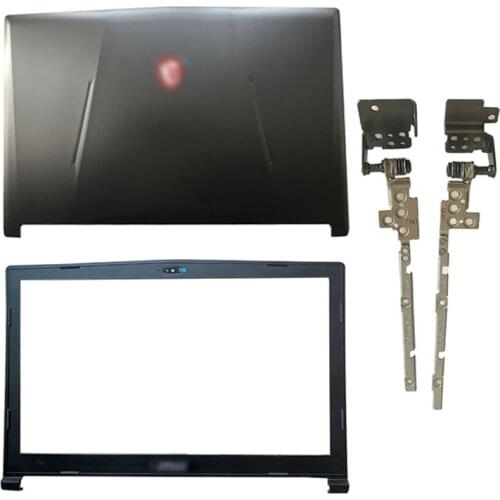 NEW For MSI GL63 MS-16P4 Series Laptop LCD Back Cover/Front Bezel/Hinges/Palmrest/Bottom Case Rear Lid TOP case