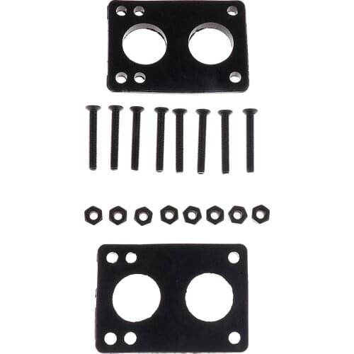 Skateboard Shock Riser Pads Longboard Hardware Screw Tool 3mm Pad+6mm Pad