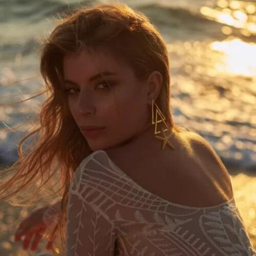 Tocona Bohemian Starfish Drop Earrings for Women Charms Hollow Out Geometry Alloy Metal Dangle Earring Jewelry Gift 19697