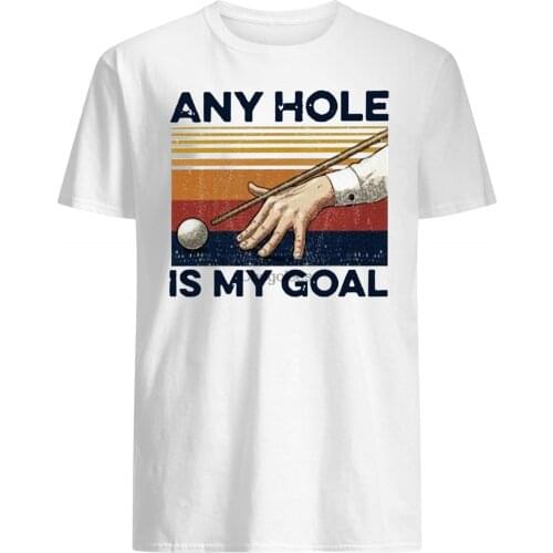 Billiard Any Hole is My Goal Vintage T-Shirt