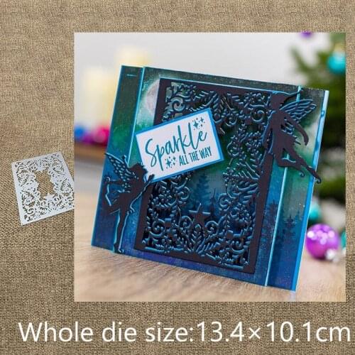 New Design Craft Metal Cutting Die die cuts 4pcs fairy snowflake frame scrapbooking Album Paper Card Craft Embossing die cuts