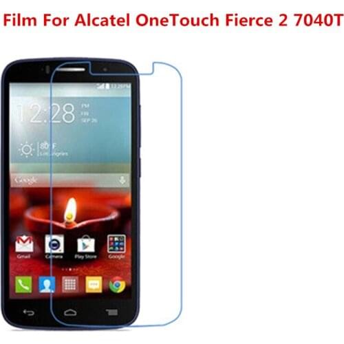 1/2/5/10 Pcs Ultra Thin Clear HD LCD Screen Protector Film With Cleaning Cloth Film For Alcatel OneTouch Fierce 2 7040T