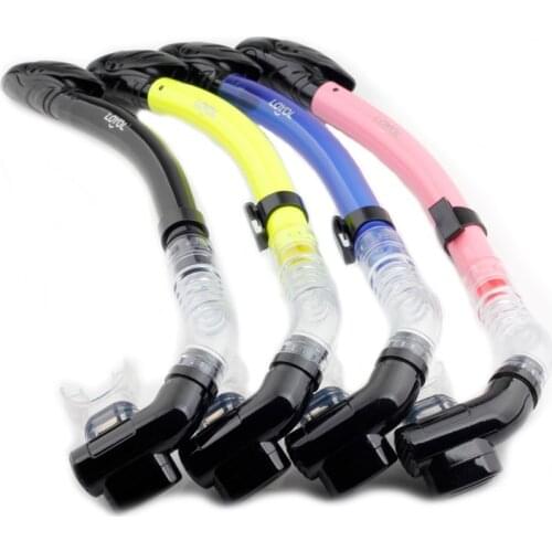 1pcs Swim Scuba Tube Air Breathing Equipment Diving Snorkel Tube for Swimming Center Full Dry Silicone Mouthpiece Underwater