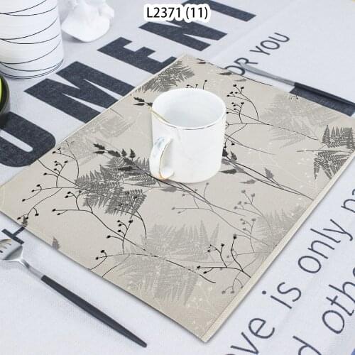 1 Piece Of Vegetation Grass Pattern Sky Calico Terry Cloth Home Decoration Table Mat Cloth Tea Coaster 42*32 Servilletas Tela