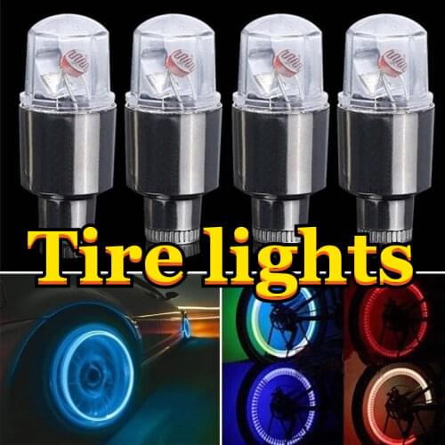2pcs Multicolor Car Battery Light sensitiv Waterproof Neon LED Flash Light Lamp