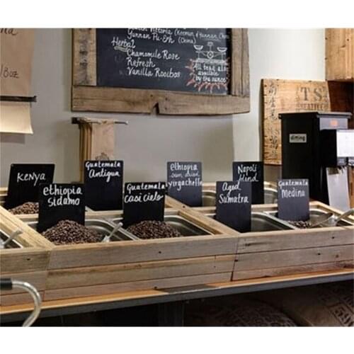 20 pcs 17*23cm Sorting board Mimi message price sign board writing board POP store price showing hanging black board