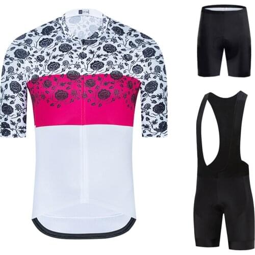2021 Cycling Jersey Set Cycling Clothing Summer MTB Team Clothes Short Sleeve Uniform Triathlon Skinsuit Ropa De Hombre