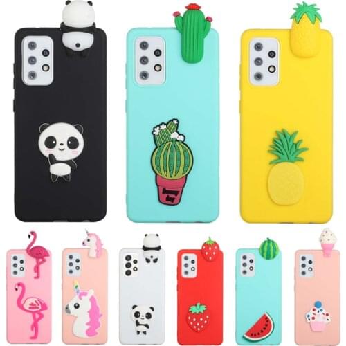 3D Cute Panda Cactus Fruit Phone Case on For Xiaomi Mi 10T Pro Soft Silicone TPU Cover For Xiaomi Mi 10T Mi 10T Lite Case Capa