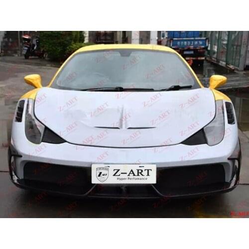Z-ART 458 SP body kit for 458 tuning body kit 458 retrofit body kit 458 SP front bumper +side skirts+rear bumper+front trunk lid