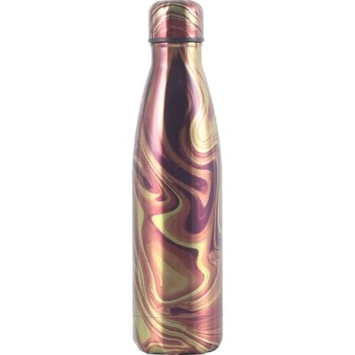 500ml Aurora series water bottles 304 stainless steel vacuum flask sports water bottle cold preservation cola cup tumbler cup