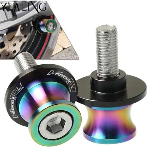 8mm Swingarm Stand Screws Motorcycle Swing Arm Spools Sliders bobbins FOR BMW K1200R / SPORT 2005 2006 2007 2008 2009 2010 2011