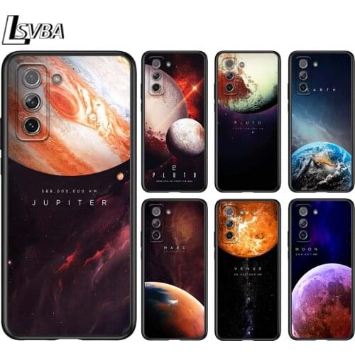 Space Planet Earth Moon for Samsung S20 FE Ultra Plus A91 A81 A71 A51 A41 A31 A21 A11 A12 A72 A52 A42 A32 A12 Phone Case