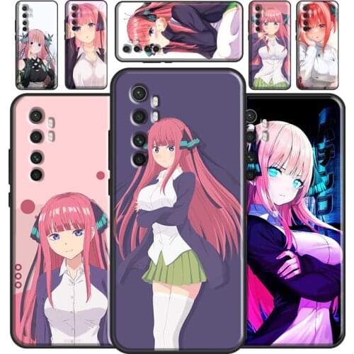 Nakano Nino Gotoubun no Hanayome Case For Xiaomi Mi 11 Lite Ultra 9 10 9T 10T Pro A3 POCO F3 F1 F2 M3 X3 Pro Bumper Cover