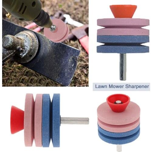 Lawn Mower Blade Balancer & Lawn Mower Blade Sharpener Kit - 57x82x7mm