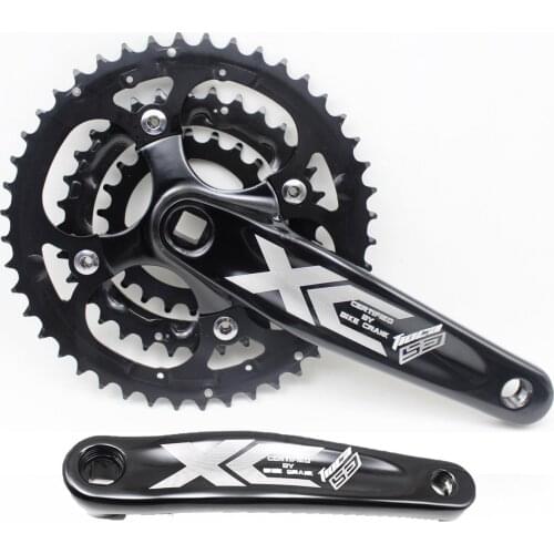 8 Speed 9 Speed Mountain Bike 22/32/44T Detachable Crankset BCD 104 Aluminum Alloy Bike Crank Set Chainwheel Bicycle Accessories