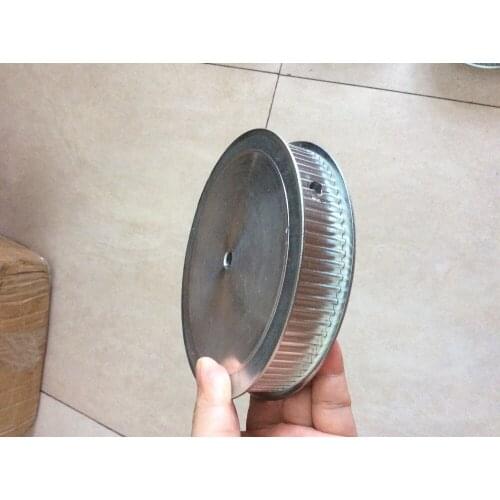 Customized 108 tooth HTD3M aluminum pulley 2*M6 screw