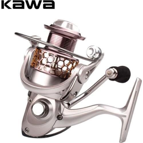 KAWA Fishing Reel Spinning Wheel Trolling Lure Reel Max Drag 4.5kg 9+1 Bearings Metal Alloy Spool Eva Handle Knob