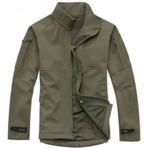 Commander Mens Soft Shell Waterproof Jacket TAD Military Officer Coat Windproof Thermal Outerwear fleece lining
