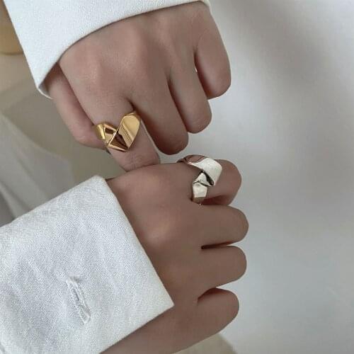 New style irregular ring for women simple trendy female open adjustable ring jewelry