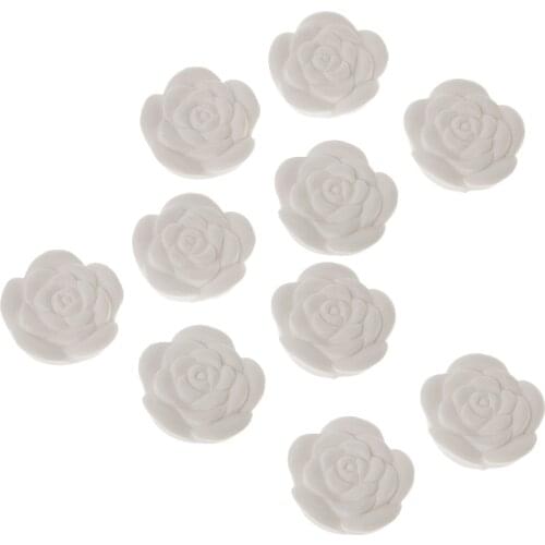 10pcs Rose Perfume Stone Aroma DIY Essential Oil Diffuser Home Air Freshener Aroma Fragrance Stone Solid Air Fresheners