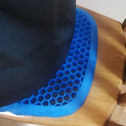 Ass Cushion Ice Pad Gel Cushion Non-slip Soft Breathable Comfortable Car Seat Mat Summer For Pressure Relief DropShipping