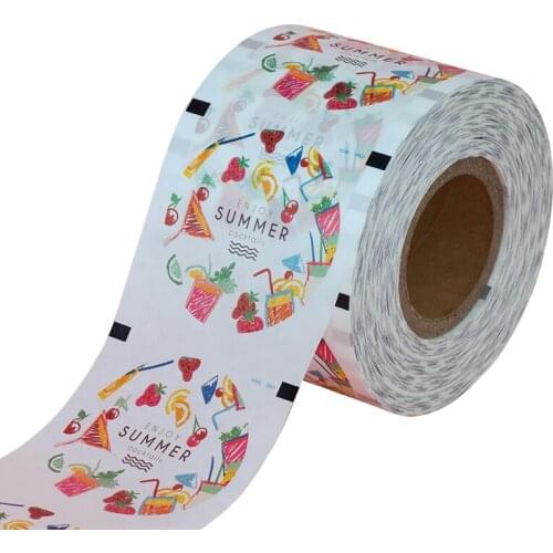 Custom Pierce-it-Lite to Seal 1500 -1600pcs Disposable Paper Plastic Calibre 95 90mm Cups Membrane Cover Lids Hare Cartoon