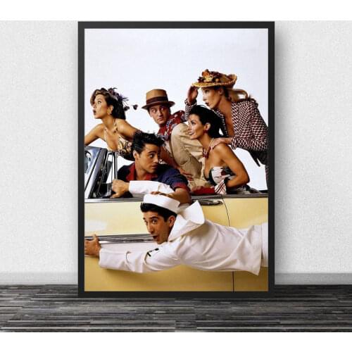 Friends tv show Poster art print New York skyline print gifts wall pictures For Living Room Home Decor