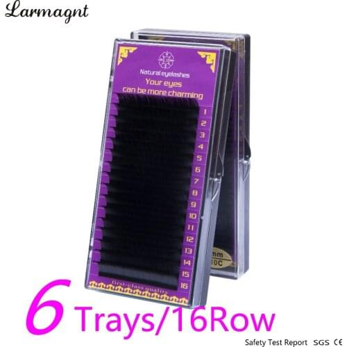 A ll size Mink Eyelashes J B C D Curl Natural Individual Eyelash ExtensionLong False Eye Lashes Fake Eyelash Free shipping