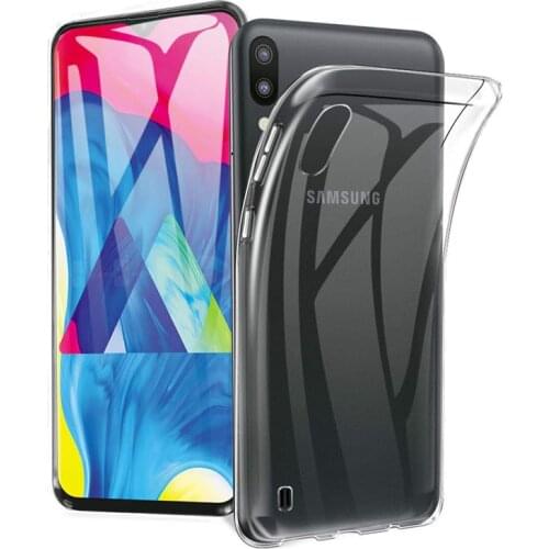 Luxury Soft TPU for Samsung Galaxy M10 6.22" Phone Case Back Cover Ultra Thin Transparent Coque SamsungM10 GalaxyM10 M 10 2019