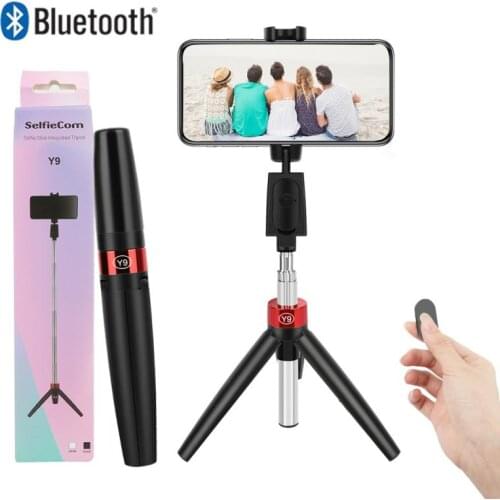 3 In 1 Selfie Stick 5 Stretches Portable Holder With Tripod Wireless Bluetooth Mobile Phone Holder For IPhone Huawei Samsung