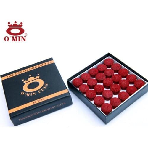 10 Pcs/lot Snooker Billiard Accessories Omin Red Snooker Cues Tip 10mm China 2016