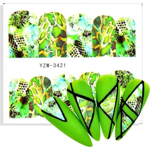 3D HD Snowflake Nail Art Stickers Decoration for Nails Styling Tools Water Transfer / Ultra Thin Adhesive Manicure DIY Decals