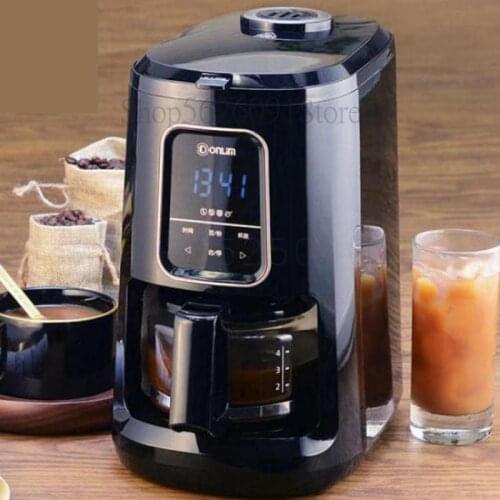 Automatic Freshly Brewed Coffee Machine Household American Mini One Small Office Ground Bean Grinding To Cook