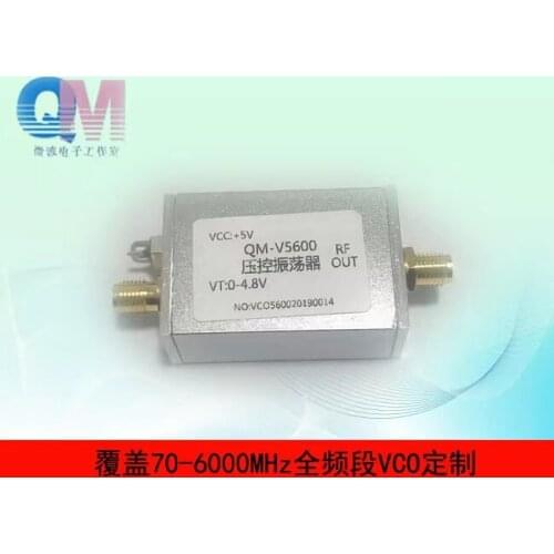 C-band RF Microwave VCO Voltage Controlled Oscillator 5500-5700MHz Broadband Sweep Signal Source