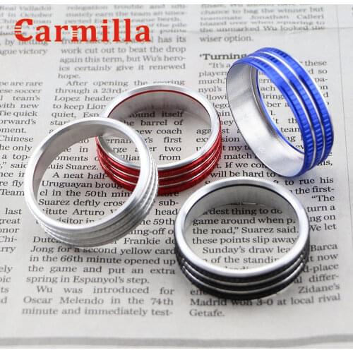 Carmilla 1Piece Aluminum Alloy Interior Car Headlight Switch Knob Cover Fog Lamps Knobs Trim for Jeep Compass 2017-2020 Renegade