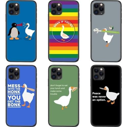 Worlds Duck Goose Game For Xiaomi Mi11 M10 Mi10I Mi10S Mi10T Mi9 CC9 Note10 Poco F3 X3 Lite Pro Ultra NFC Black Cover Soft