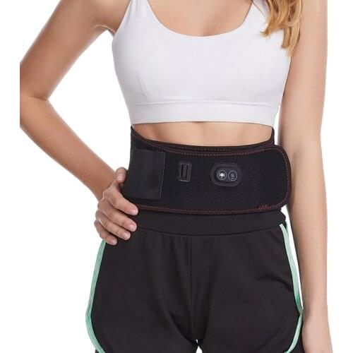 Electric belt lumbar intervertebral disc charging heating moxibustion back pain keep warm waist massaging device