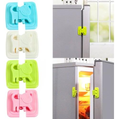 Refrigerator Cartoon For Child Safety Lock Cabinet Door Dog Puppy Shape Toilet Fridge Door 1PC Baby Locks Storage Clips