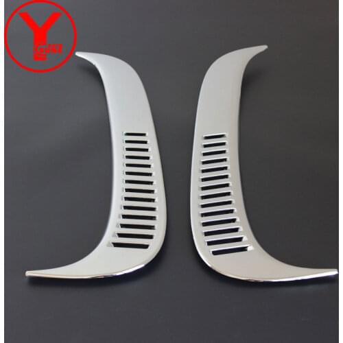 Chrome side wind cover for toyota land cruiser autana prado fj80 1990-1997 ABS car styling auto accessories For Prado 80 YCSUNZ