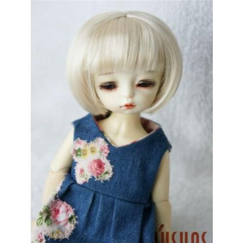 JD244 1/6 1/8 Lovely BJD synthetic mohair doll wigs Short cut Bobo wig 5-6 inch 6-7inch doll accessories