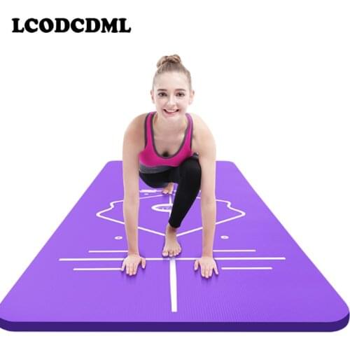 Beginners asana line, yoga mat, widening dance fitness mat, thickening anti slip mens sport yoga mat