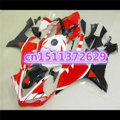 Hot sales Fairings for YZF R1 07 08 YZF-R1 07-08 white red black YZF1000 R1 07 08 YZF R1 2007 2008 fairing kits-Dor D