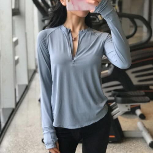 New Long Sleeve Yoga Top Fitness Sports Women Jerseys Workout T shirts Quick Dry Yoga Shirt Exercise Gym Tank Tops Activewear