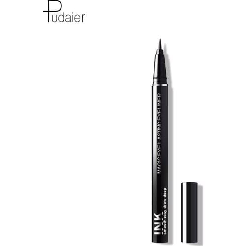 Pudaier Eyeliner Liquid Stroke Smooth Cool Black Waterproof Anti-sweat Fast Dry Eyeliner Foreign Trade Burst Makeup