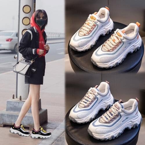 Internet Hot Dad Shoes Womens 2021 New Spring and Autumn Womens Shoes Sports Casual Shoes Womens Ins Fashion