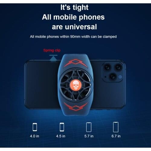 Portable Cooling Fan Mobile Phone Game Cooler USB Powered Cell Phone Radiator Cool Heat Cooling Tool For iPhone Huawei Xiaomi