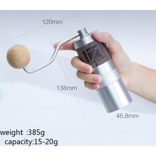 Premium Hand Coffee Grinders Mini Portable Cafe Manual Milling Machines Kitchen Accessories Stainless Steel 5 Core Burr Grinding